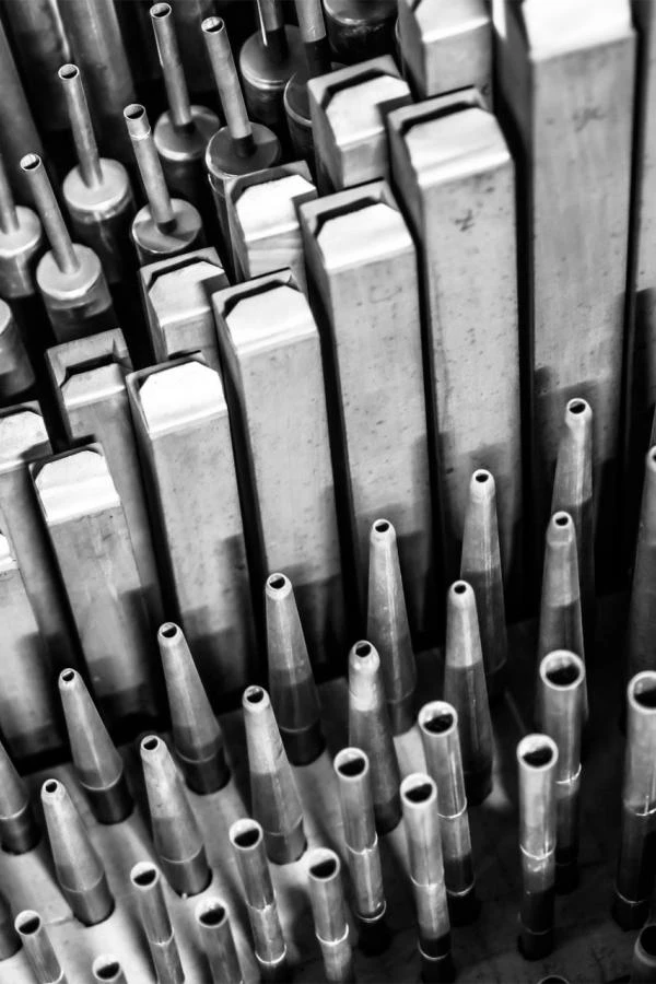 Tuyauterie intérieure de l'orgue